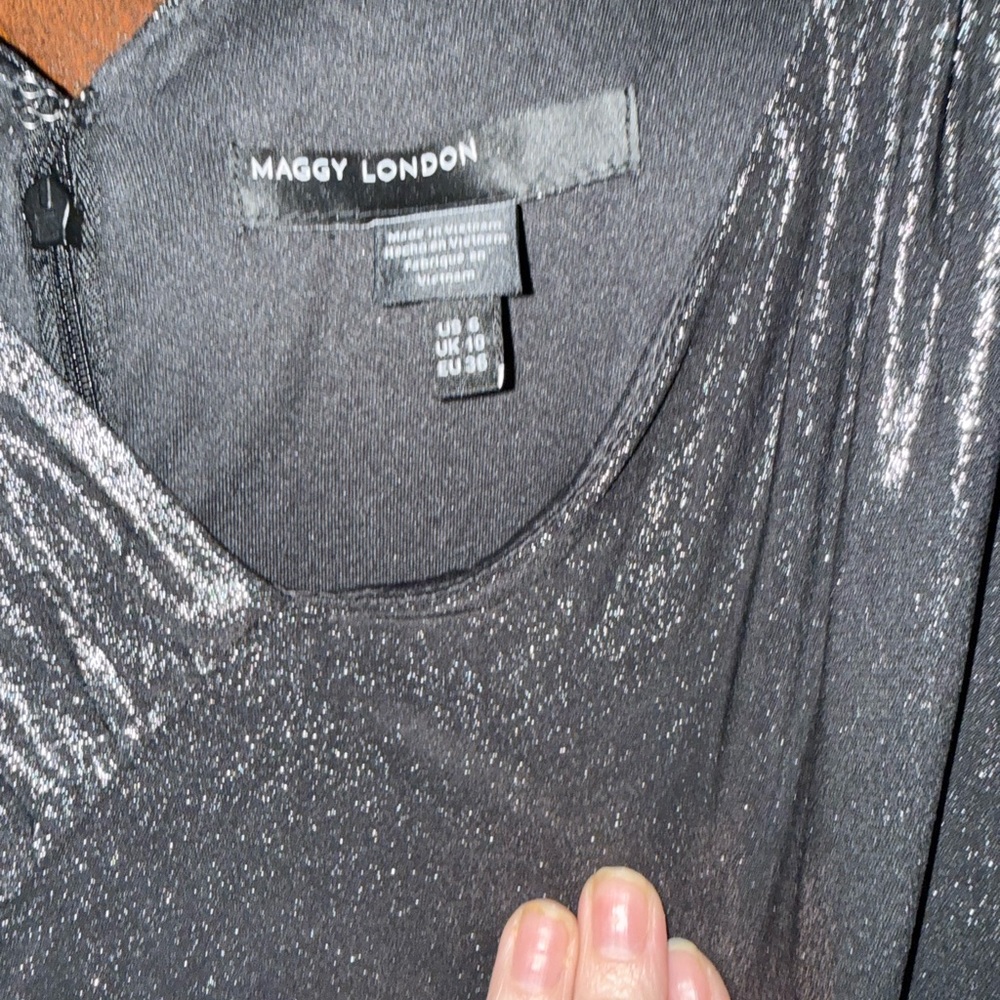 Maggy London Black Maxi Dress - Picture 8 of 8